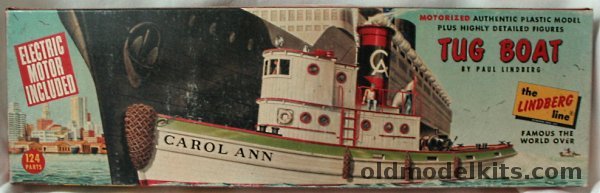 Lindberg 1/84 Carol Ann Tug Boat - Motorized Cellovision Issue, 716M-249 plastic model kit